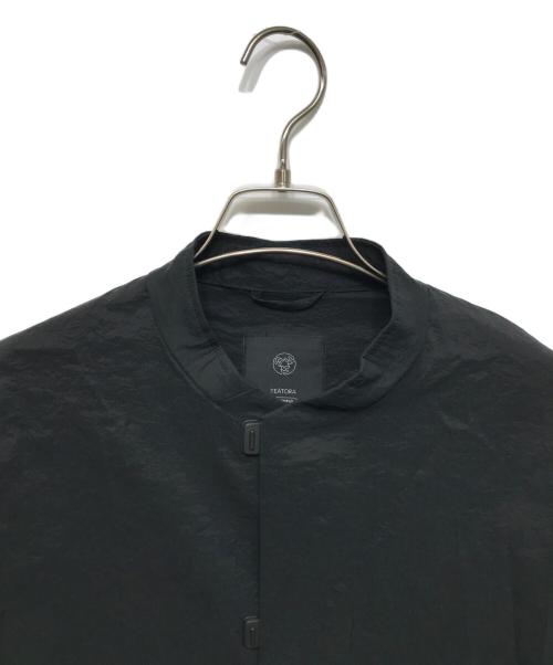 teatora（テアトラ）TEATORA (テアトラ) CAPSULESNAP SHIRT S/S ブラック サイズ:5の古着・服飾アイテム