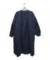 OUTIL (ウティ) リネン混ギャザーワンピース ネイビー：10000円