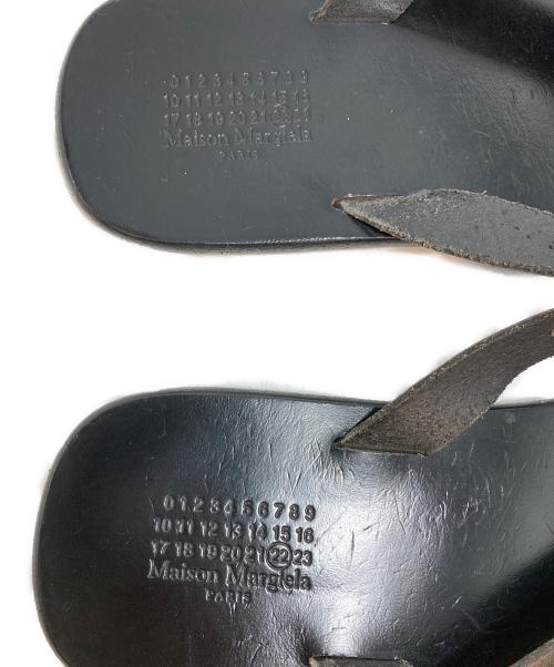 Maison Margiela（メゾンマルジェラ）Maison Margiela (メゾンマルジェラ) タビサンダル ブラック サイズ:42の古着・服飾アイテム