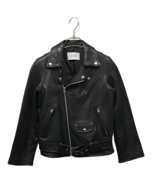 beautiful people（ビューティフルピープル）beautiful people (ビューティフルピープル) ライダースジャケット ブラック サイズ:140cmの古着・服飾アイテム