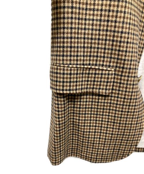 FOLL（フォル）FOLL (フォル) hand sewing wardrobe blazer ブラウン サイズ:3の古着・服飾アイテム