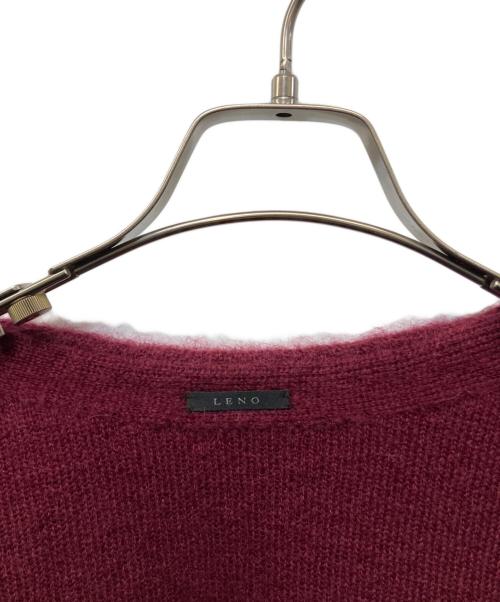 leno（リノ）LENO (リノ) MOHAIR CARDIGAN ボルドー サイズ:3の古着・服飾アイテム