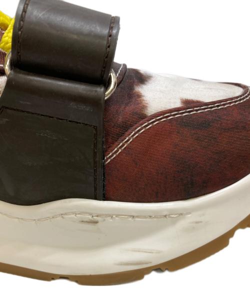 BURBERRY（バーバリー）BURBERRY (バーバリー) RAMESY ローカットスニーカー ブラウン×アイボリー サイズ: 38 1/2の古着・服飾アイテム