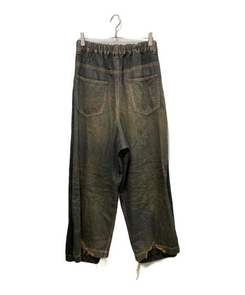 MIHARA YASUHIRO（ミハラヤスヒロ）MIHARA YASUHIRO (ミハラヤスヒロ) FOUR LEGS PANTS インディゴ サイズ:44の古着・服飾アイテム