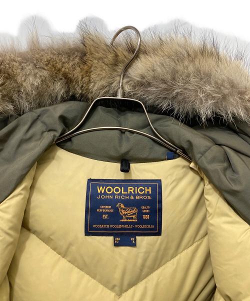 WOOLRICH（ウールリッチ）WOOLRICH (ウールリッチ) ARCTIC PARKA ダウンジャケット オリーブ サイズ:XSの古着・服飾アイテム