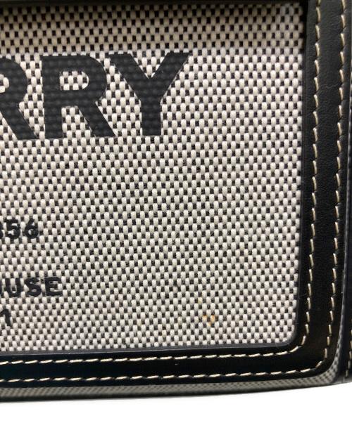 BURBERRY（バーバリー）BURBERRY (バーバリー) MINI POCKET 2WAYバッグ グレー×ブラックの古着・服飾アイテム