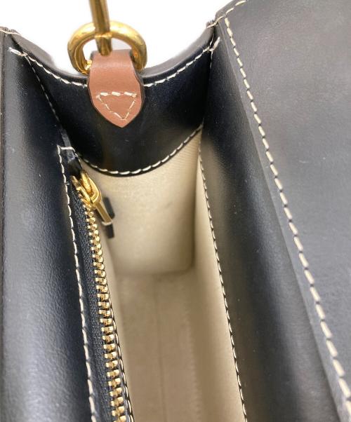 BURBERRY（バーバリー）BURBERRY (バーバリー) MINI POCKET 2WAYバッグ グレー×ブラックの古着・服飾アイテム