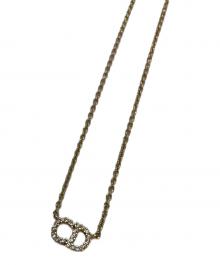 Christian Dior（クリスチャン ディオール）の古着「Clair D Lune ラインストーンネックレス」｜ゴールドカラー