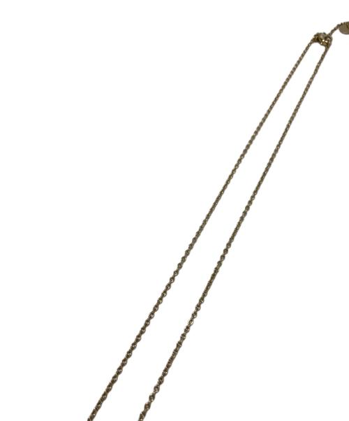 Christian Dior（クリスチャン ディオール）Christian Dior (クリスチャン ディオール) Clair D Lune ラインストーンネックレス ゴールドカラーの古着・服飾アイテム