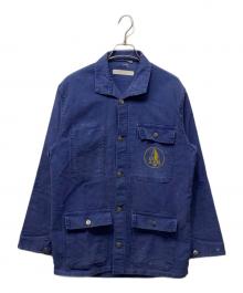 MILITARY（ミリタリー）の古着「モールスキンワークジャケット」｜ネイビー