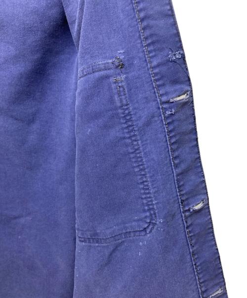 MILITARY（ミリタリー）MILITARY (ミリタリー) モールスキンワークジャケット ネイビー サイズ:不明の古着・服飾アイテム