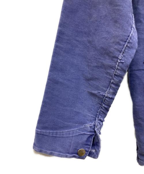 MILITARY（ミリタリー）MILITARY (ミリタリー) モールスキンワークジャケット ネイビー サイズ:不明の古着・服飾アイテム
