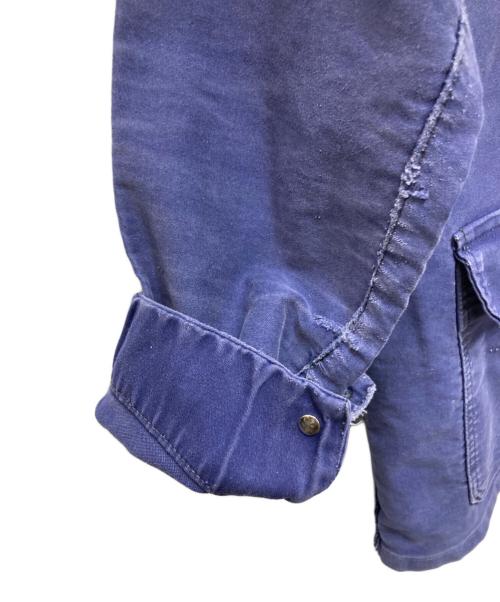 MILITARY（ミリタリー）MILITARY (ミリタリー) モールスキンワークジャケット ネイビー サイズ:不明の古着・服飾アイテム