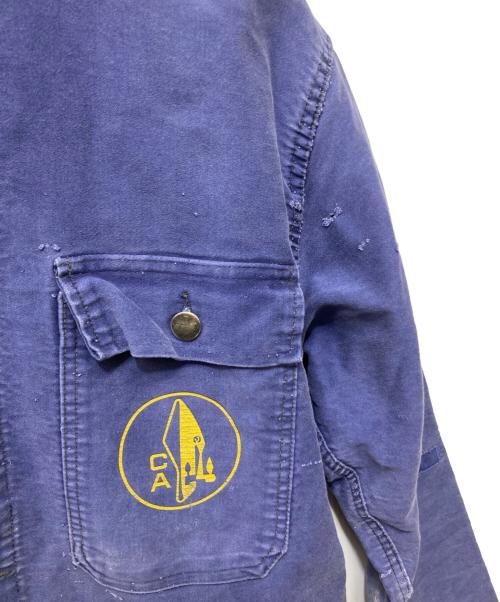 MILITARY（ミリタリー）MILITARY (ミリタリー) モールスキンワークジャケット ネイビー サイズ:不明の古着・服飾アイテム