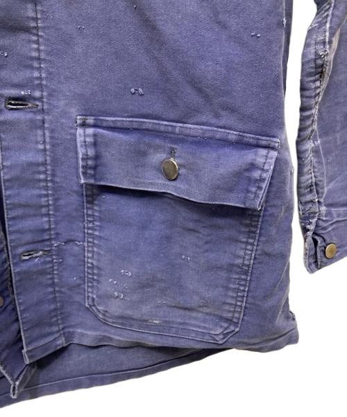 MILITARY（ミリタリー）MILITARY (ミリタリー) モールスキンワークジャケット ネイビー サイズ:不明の古着・服飾アイテム