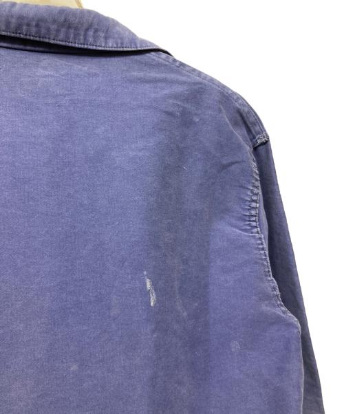 MILITARY（ミリタリー）MILITARY (ミリタリー) モールスキンワークジャケット ネイビー サイズ:不明の古着・服飾アイテム