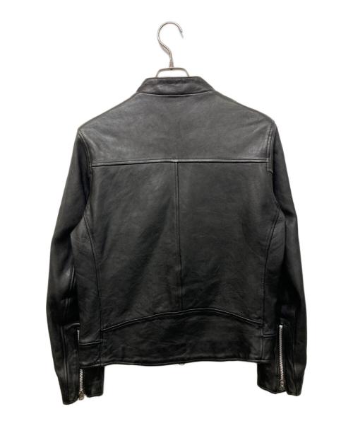 Schott（ショット）Schott (ショット) FREAK'S STORE (フリークスストア) 別注セミダブル ライダースジャケット ブラック サイズ:Mの古着・服飾アイテム