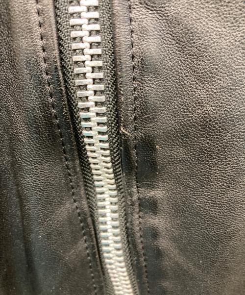 Schott（ショット）Schott (ショット) FREAK'S STORE (フリークスストア) 別注セミダブル ライダースジャケット ブラック サイズ:Mの古着・服飾アイテム