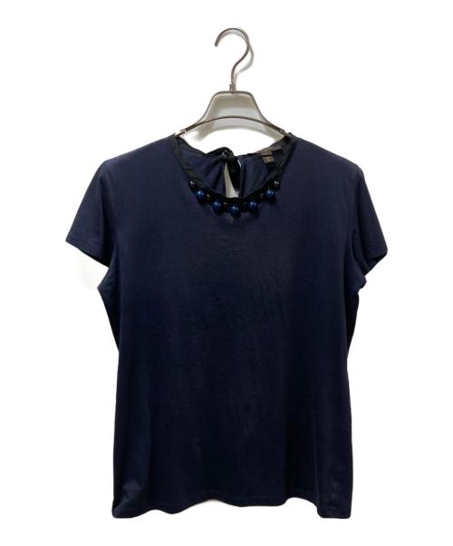 LOUIS VUITTON（ルイ ヴィトン）LOUIS VUITTON (ルイ ヴィトン) ボール装飾カットソー ネイビー サイズ:Lの古着・服飾アイテム