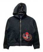 LOUIS VUITTONルイ ヴィトン）の古着「達磨 歌舞伎 パーカー」｜ブラック