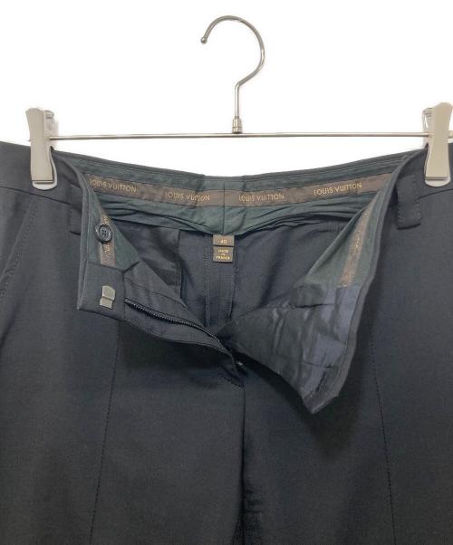 LOUIS VUITTON（ルイ ヴィトン）LOUIS VUITTON (ルイ ヴィトン) スラックス ブラック サイズ:40の古着・服飾アイテム