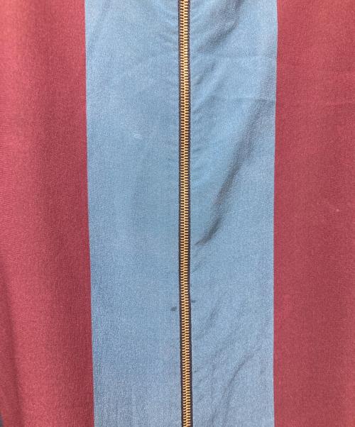 LOUIS VUITTON（ルイ ヴィトン）LOUIS VUITTON (ルイ ヴィトン) フラワープリントシルクワンピース ネイビー サイズ:40の古着・服飾アイテム