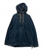 RRLダブルアールエル）の古着「インディゴスウェットサルベージパーカー」｜インディゴ