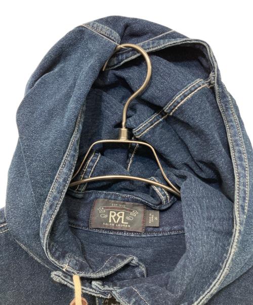 RRL（ダブルアールエル）RRL (ダブルアールエル) インディゴスウェットサルベージパーカー インディゴ サイズ:XLの古着・服飾アイテム