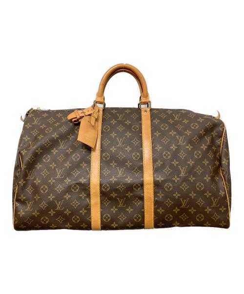 LOUIS VUITTON（ルイ ヴィトン）LOUIS VUITTON (ルイ ヴィトン) トラベルバッグ ブラウンの古着・服飾アイテム