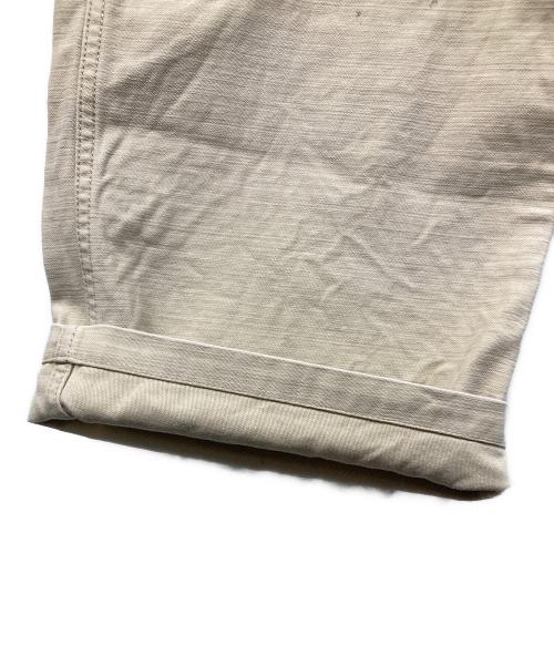 FRAMeWORK（フレームワーク）FRAMeWORK (フレームワーク) ミリタリースラブバックサテンベイカーパンツ ベージュ サイズ:36の古着・服飾アイテム