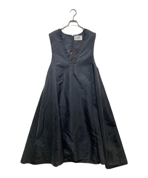 machatt（マチャット）machatt (マチャット) ナイロンツイルドレス ブラック サイズ:Freeの古着・服飾アイテム