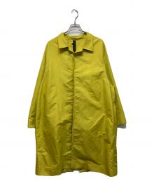 SHINYA KOZUKA（シンヤコズカ）の古着「High Vent Trench Coat」｜イエロー