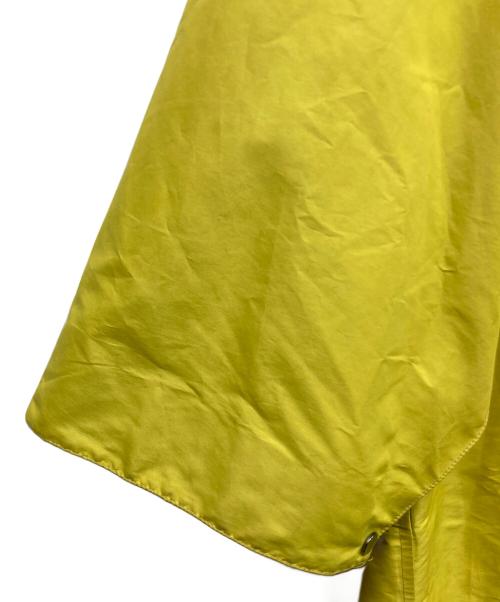 SHINYA KOZUKA（シンヤコズカ）SHINYA KOZUKA (シンヤコズカ) High Vent Trench Coat イエロー サイズ:Mの古着・服飾アイテム