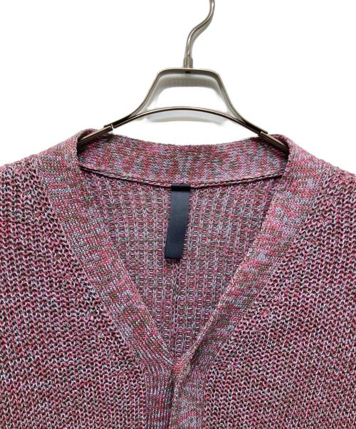 SHINYA KOZUKA（シンヤコズカ）SHINYA KOZUKA (シンヤコズカ) コットンニットカーディガン レッド サイズ:SIZE ONEの古着・服飾アイテム