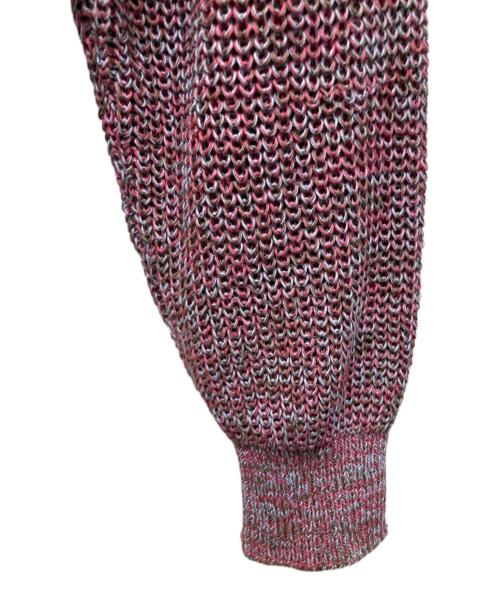 SHINYA KOZUKA（シンヤコズカ）SHINYA KOZUKA (シンヤコズカ) コットンニットカーディガン レッド サイズ:SIZE ONEの古着・服飾アイテム