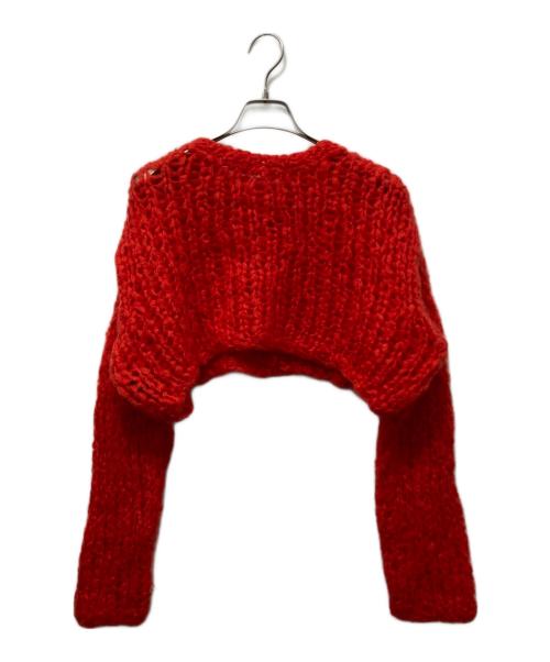 AEWEN MATOPH（イウエン マトフ）AEWEN MATOPH (イウエン マトフ) ハンドニット カーディガン レッド サイズ:不明の古着・服飾アイテム