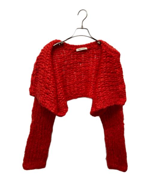 AEWEN MATOPH（イウエン マトフ）AEWEN MATOPH (イウエン マトフ) ハンドニット カーディガン レッド サイズ:不明の古着・服飾アイテム
