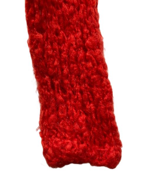 AEWEN MATOPH（イウエン マトフ）AEWEN MATOPH (イウエン マトフ) ハンドニット カーディガン レッド サイズ:不明の古着・服飾アイテム