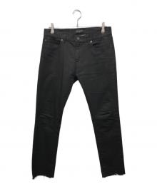 MLVINCE（メルヴィンス）の古着「ストレッチデニムパンツ」｜ブラック