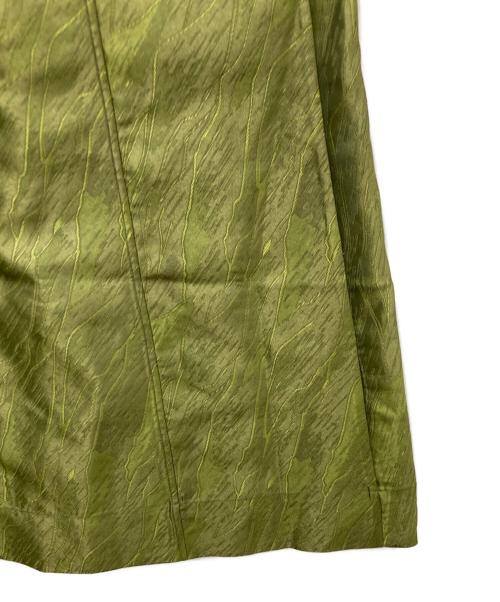 GANNI（ガニー）Ganni (ガニー) ジャガードワンピース オリーブ サイズ:34の古着・服飾アイテム