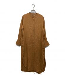 house of lotus（ハウスオブロータス）の古着「シャツワンピース」｜ブラウン