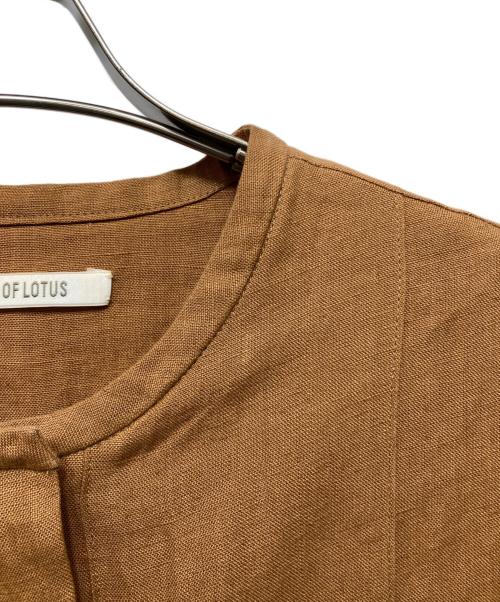 house of lotus（ハウスオブロータス）house of lotus (ハウスオブロータス) シャツワンピース ブラウン サイズ:Mの古着・服飾アイテム