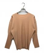 HOMME PLISSE ISSEY MIYAKEオム プリッセ イッセイ ミヤケ）の古着「COLOR PLEATS カットソー」｜ピンク