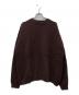 STUDIO NICHOLSON（スタジオ ニコルソン）の古着「HEMYL ENGLISH LAMBSWOOL クルーネックニット」｜ブラウン