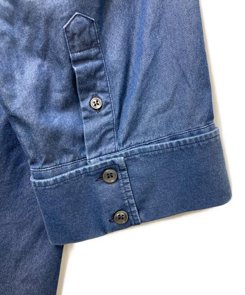 Maison Margiela（メゾンマルジェラ）Maison Margiela (メゾンマルジェラ) ハーフスリーブデニムシャツ インディゴ サイズ:44の古着・服飾アイテム