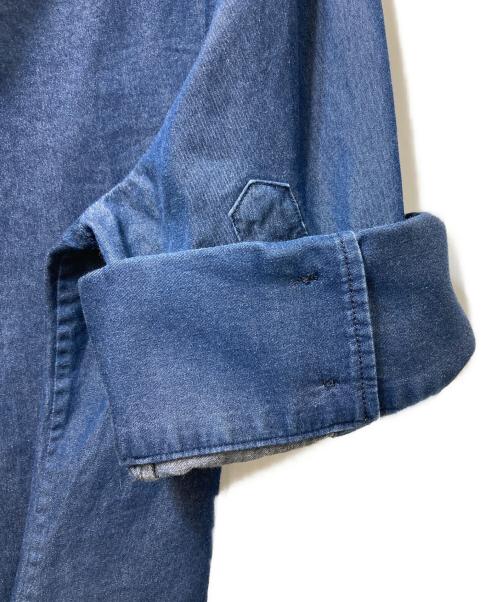 Maison Margiela（メゾンマルジェラ）Maison Margiela (メゾンマルジェラ) ハーフスリーブデニムシャツ インディゴ サイズ:44の古着・服飾アイテム