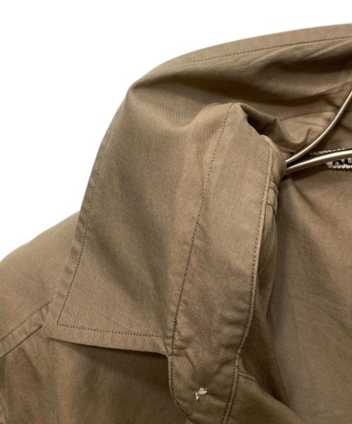 AURALEE（オーラリー）AURALEE (オーラリー) WASHD FINX TWILL HALF SLEEVED BIG SHIRTS ブラウン サイズ:3の古着・服飾アイテム