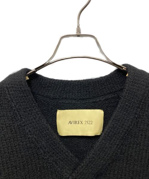 AVIREX 7522（アヴィレックス）AVIREX 7522 (アヴィレックス) COMMAND KNIT “BLACK“ ブラック サイズ:Lの古着・服飾アイテム