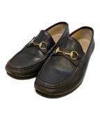 GUCCIグッチ）の古着「ビットローファー」｜ブラウン