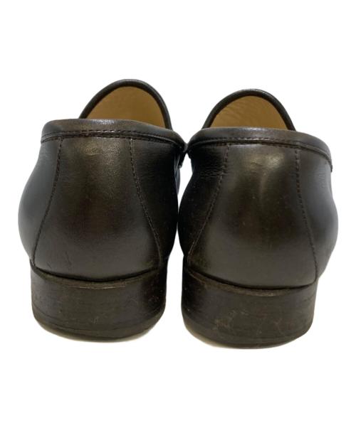 GUCCI（グッチ）GUCCI (グッチ) ビットローファー ブラウン サイズ:7Bの古着・服飾アイテム